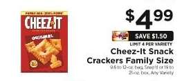 Cheez-It Snack Crackers Family Size
