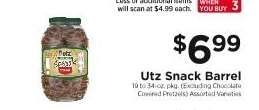 Utz Snack Barrel