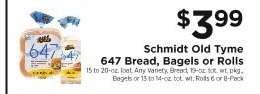 Schmidt Old Tyme 647 Bread, Bagels or Rolls