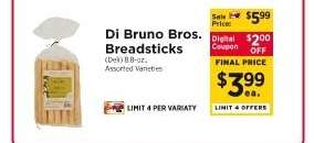 Di Bruno Bros. Breadsticks
