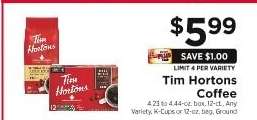 Tim Hortons Coffee