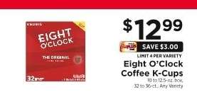 Eight O'Clock Coffee K-Cups