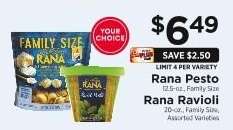 Rana Pesto/Rana Ravioli