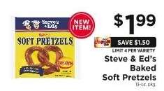 Steve & Ed's Baked Soft Pretzels