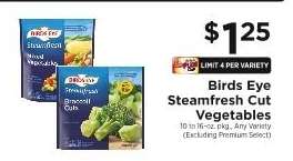 Birds Eye Steamfresh Cut Vegetables