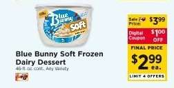 Blue Bunny Soft Frozen Dairy Dessert