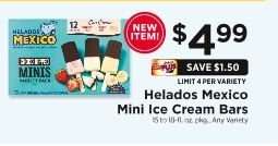 Helados Mexico Mini Ice Cream Bars