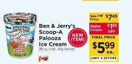 Ben & Jerry's Scoop-A-Palooza Ice Cream