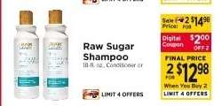 Raw Sugar Shampoo