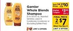 Garnier Whole Blends Shampoo