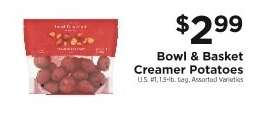 Bowl & Basket Creamer Potatoes