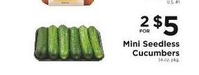 Mini Seedless Cucumbers