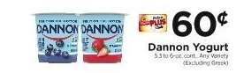 Dannon yogurt