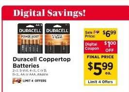 Duracell Coppertop Batteries*