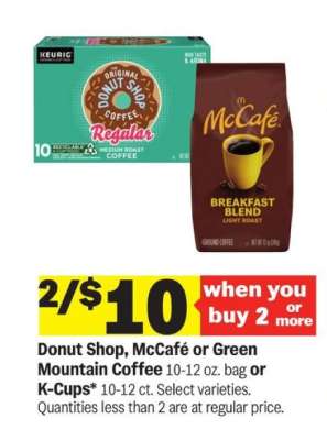 Donut Shop, McCafé or Green Mountain Coffee