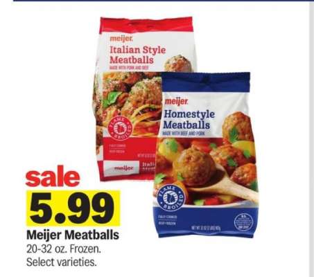 Meijer Meatballs