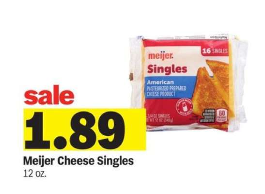 Meijer Cheese Singles