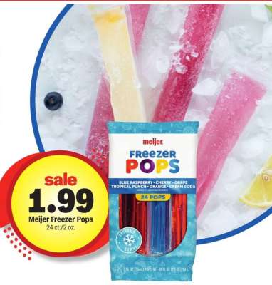Meijer Freezer Pops