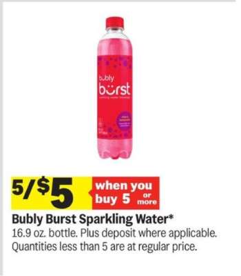 Bubly Burst Sparkling Water
