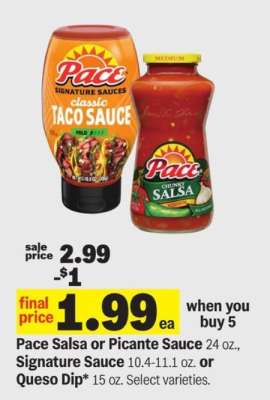 Pace Salsa or Picante Sauce