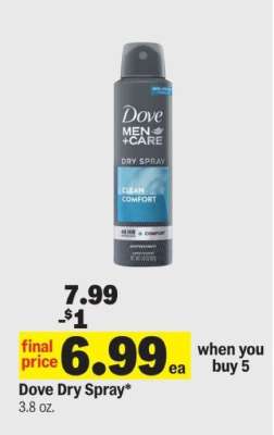 Dove Dry Spray