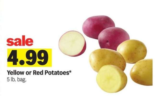 Yellow or Red Potatoes