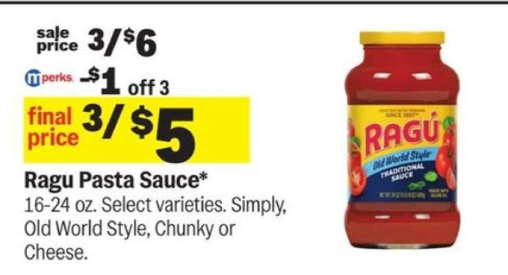 Ragú Pasta Sauce