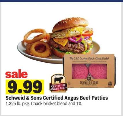 Schweid & Sons Certified Angus Beef Patties
