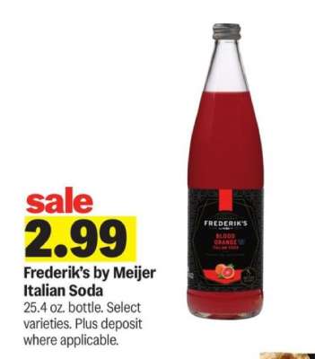 Frederik's by Meijer Italian Soda
