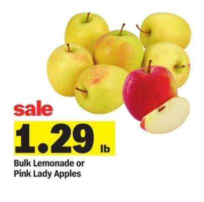 Bulk Lemonade or Pink Lady Apples