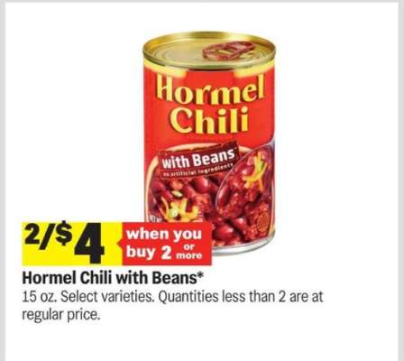 Hormel Chili With Beans