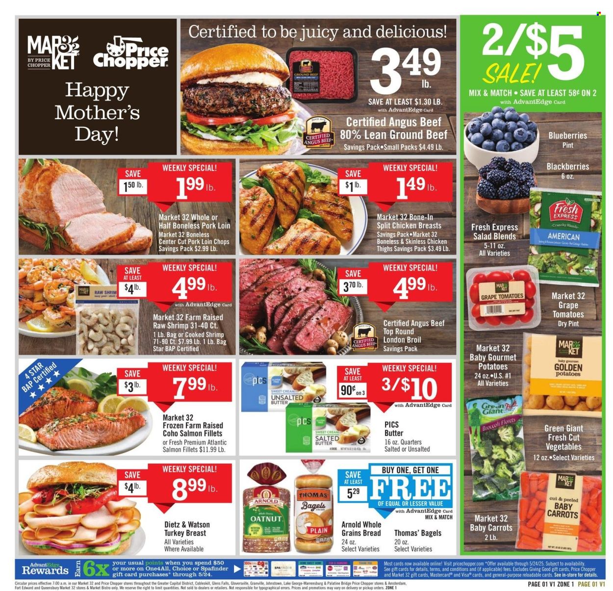 Price Chopper ad - 05/11/2025 - 05/17/2025. Page 1