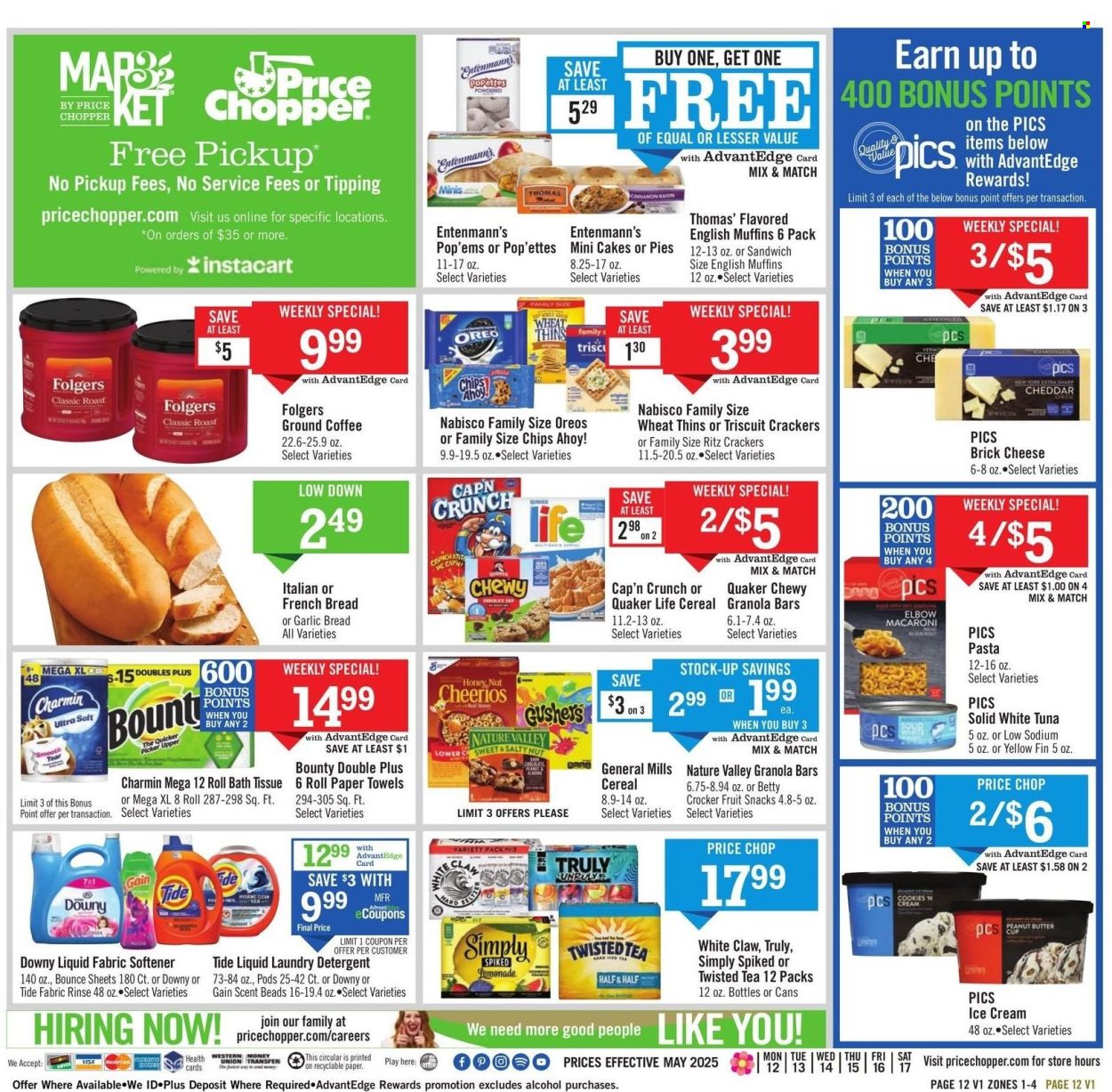 Price Chopper ad - 05/11/2025 - 05/17/2025. Page 1