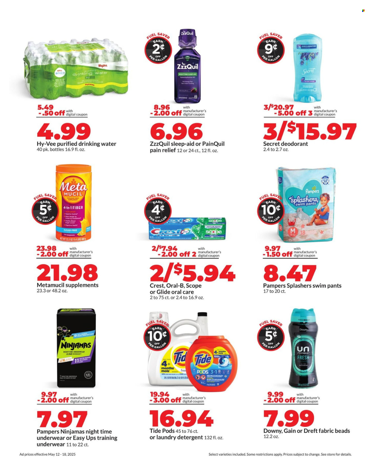 Hy-Vee ad - 05/12/2025 - 05/18/2025. Page 1