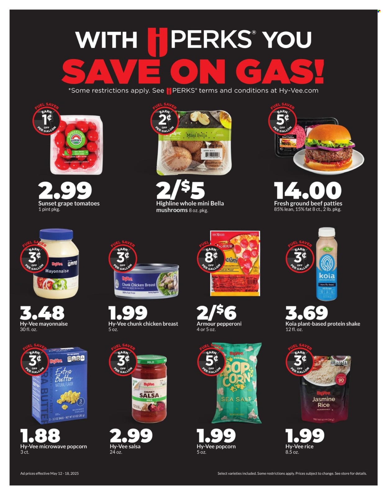 Hy-Vee ad - 05/12/2025 - 05/18/2025. Page 1