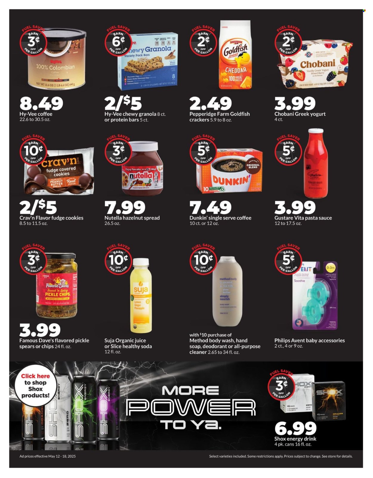 Hy-Vee ad - 05/12/2025 - 05/18/2025. Page 1