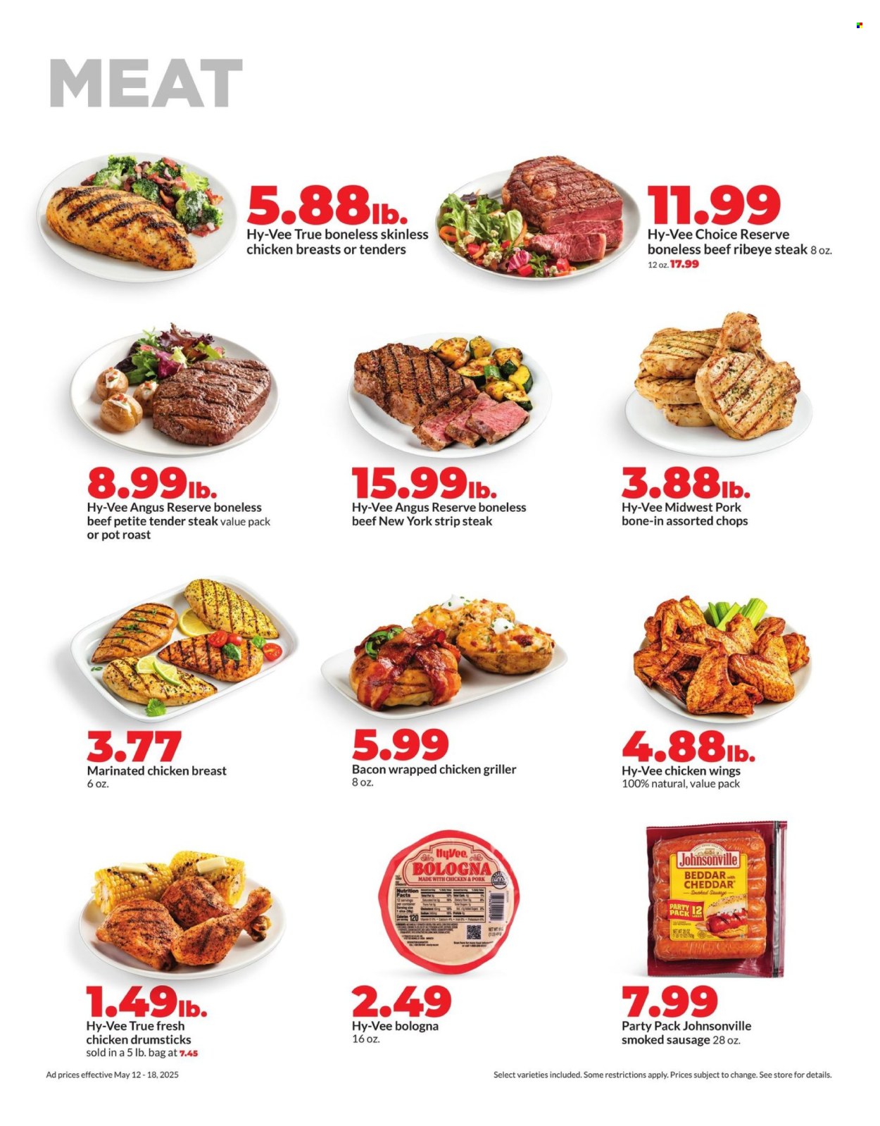 Hy-Vee ad - 05/12/2025 - 05/18/2025. Page 1