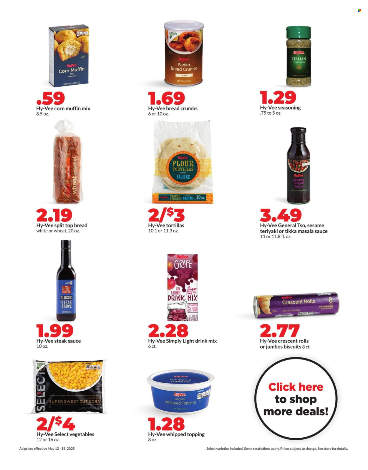 Hy-Vee ad - 05/12/2025 - 05/18/2025. Page 1