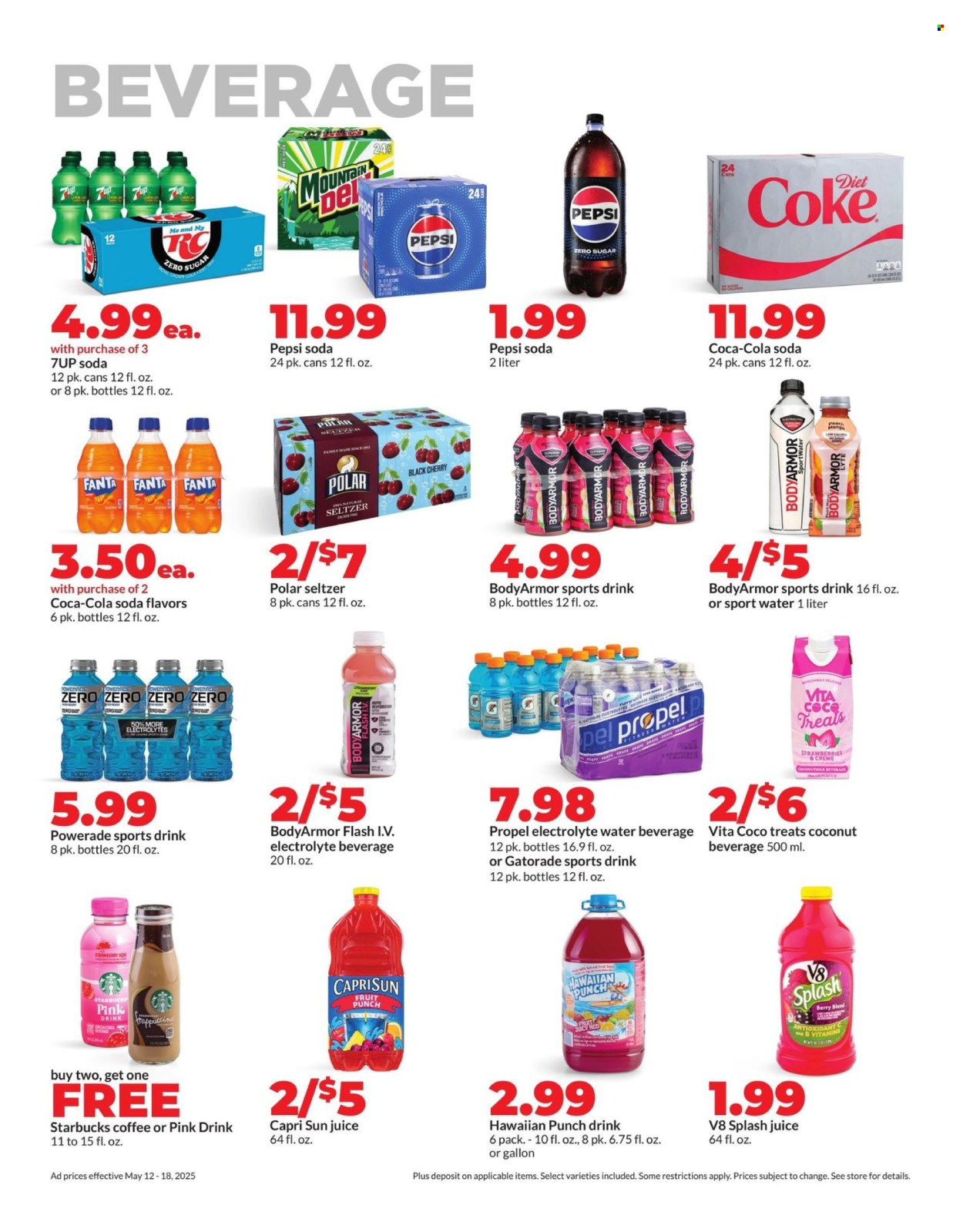Hy-Vee ad - 05/12/2025 - 05/18/2025. Page 1