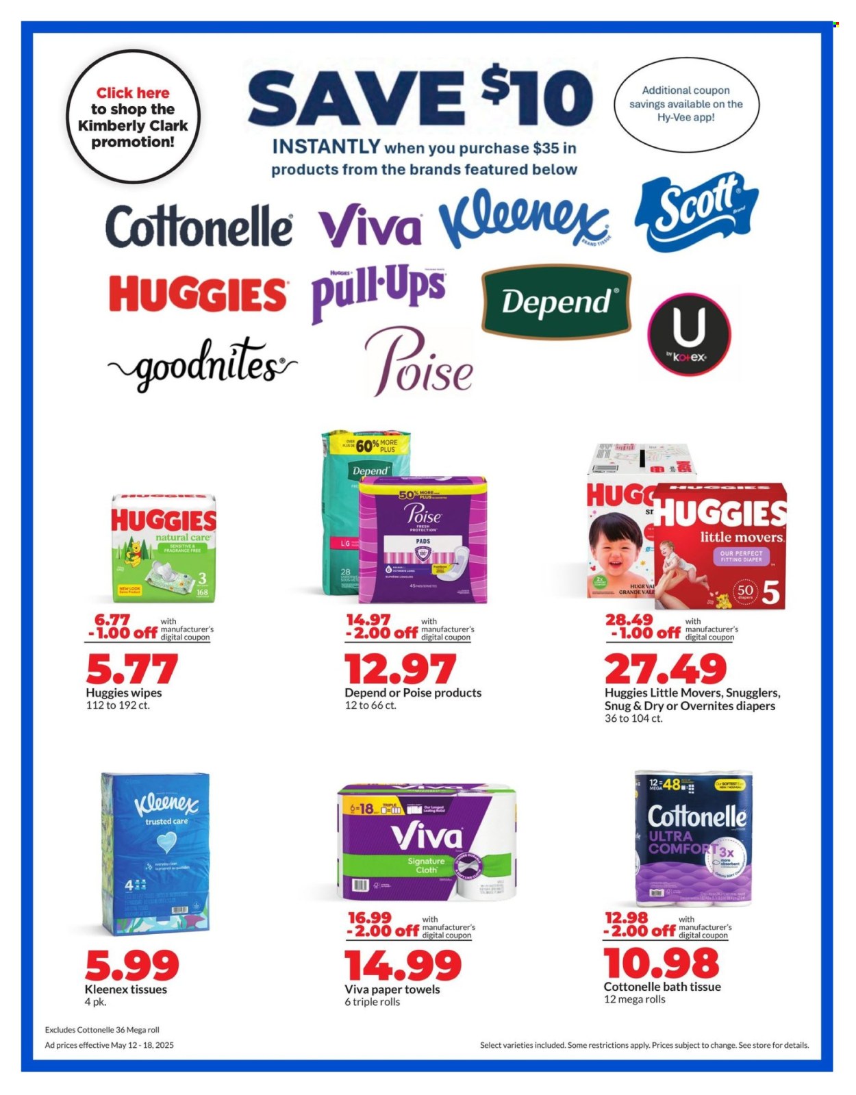 Hy-Vee ad - 05/12/2025 - 05/18/2025. Page 1