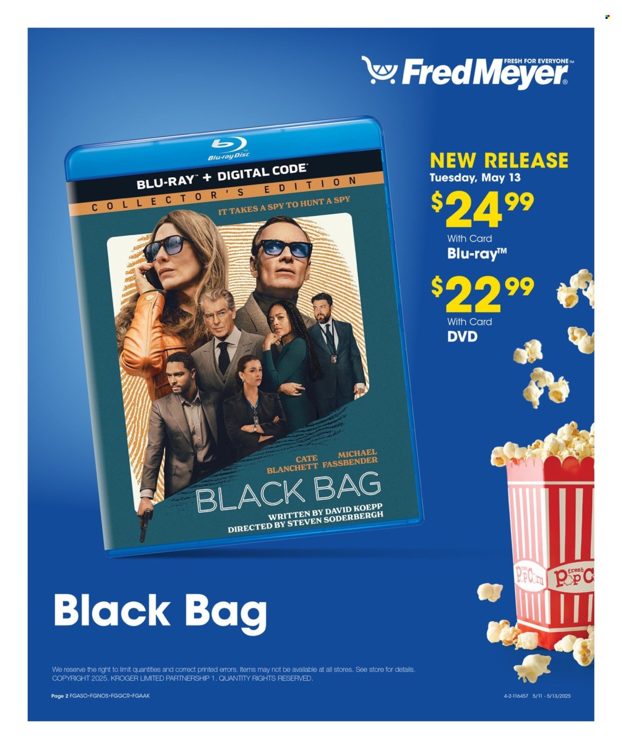 Fred Meyer ad - 05/11/2025 - 05/13/2025. Page 1