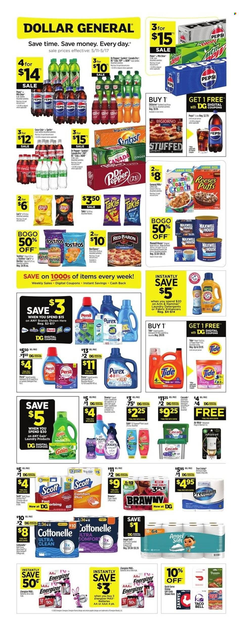 Dollar General ad - 05/11/2025 - 05/17/2025. Page 1