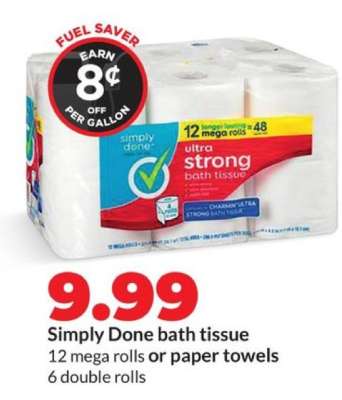 Simply Done bath tissue