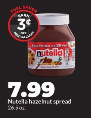Nutella Hazelnut Spread