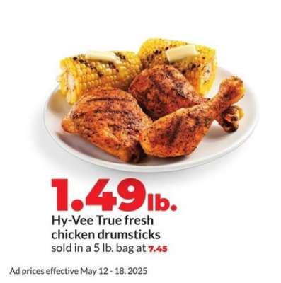 Hy-Vee True fresh chicken drumsticks