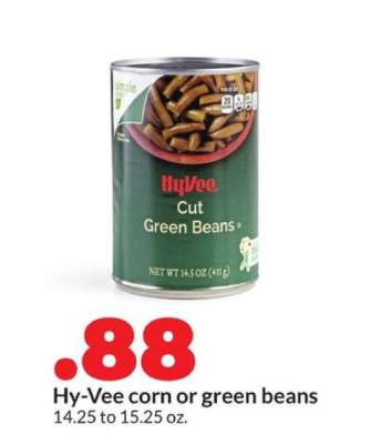 Hy-Vee corn or green beans