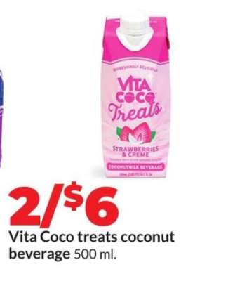 Vita Coco treats coconut beverage
