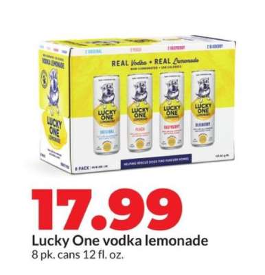 Lucky One vodka lemonade
