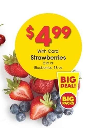 Strawberries or Blueberries