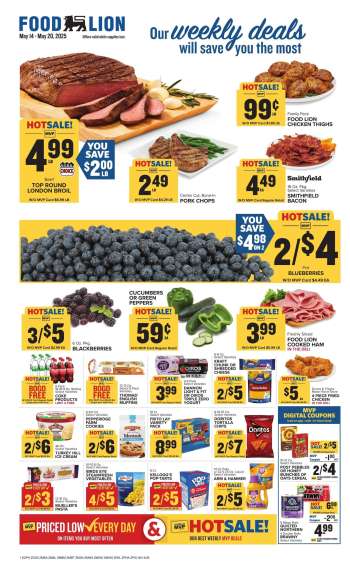 Food Lion Flyer - 05/14/2025 - 05/20/2025.